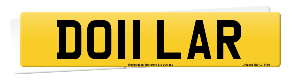 Registration number DO11 LAR